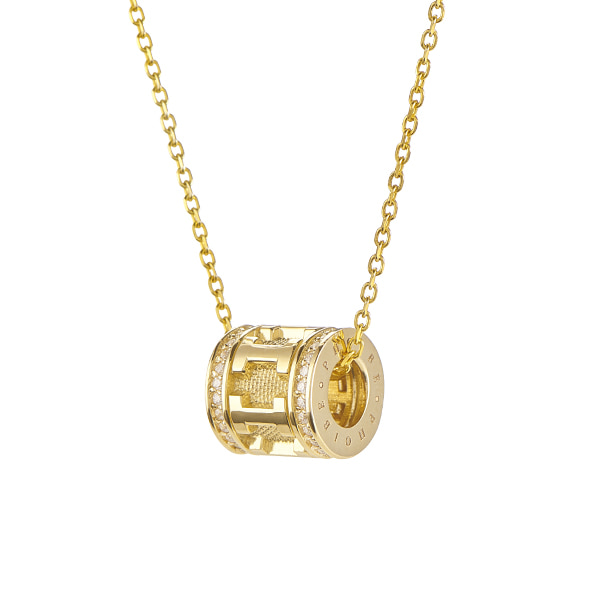 톨로스 다이아 라인 네크리스 (14K 옐로우 골드 - 다이아몬드 48개),이탈리아 명품주얼리 브랜드인 포이베 포이베주얼리 phoibe 에서 판매하는 목걸이,반지,귀걸이,팔찌 주얼리 상품