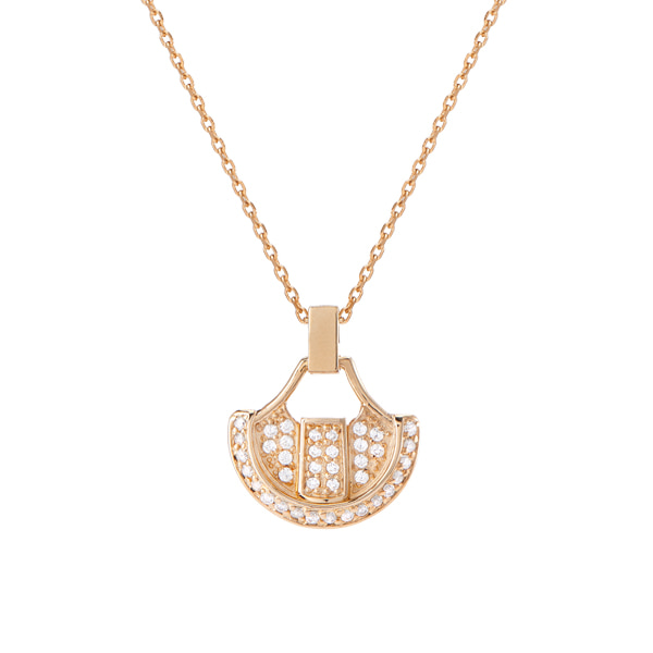 에피로스 다이아 네크리스 (18K 로즈 골드 - 다이아몬드 40개),이탈리아 명품주얼리 브랜드인 포이베 포이베주얼리 phoibe 에서 판매하는 목걸이,반지,귀걸이,팔찌 주얼리 상품