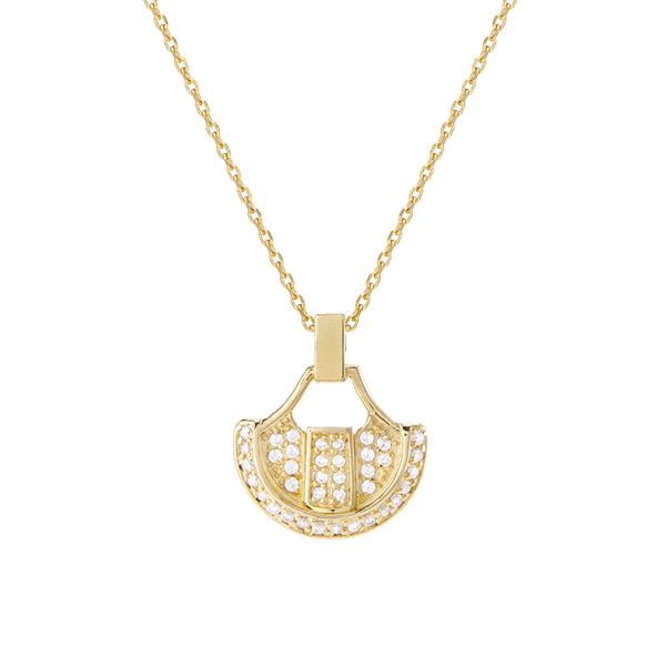 에피로스 다이아 네크리스 (18K 옐로우 골드 - 다이아몬드 40개),이탈리아 명품주얼리 브랜드인 포이베 포이베주얼리 phoibe 에서 판매하는 목걸이,반지,귀걸이,팔찌 주얼리 상품