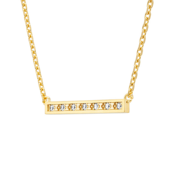 톨로스 오벨로스 다이아 네크리스, 가로형 (18K 옐로우 골드 - 다이아몬드 7개),이탈리아 명품주얼리 브랜드인 포이베 포이베주얼리 phoibe 에서 판매하는 목걸이,반지,귀걸이,팔찌 주얼리 상품