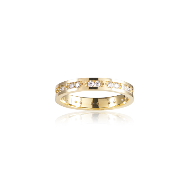 톨로스 다이아 링 3, 스몰 모델 (14K 옐로우 골드 - 다이아몬드 24개),이탈리아 명품주얼리 브랜드인 포이베 포이베주얼리 phoibe 에서 판매하는 목걸이,반지,귀걸이,팔찌 주얼리 상품