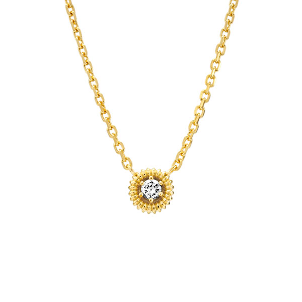 클리티에 미니 다이아 네크리스 (14K 옐로우 골드 - 다이아몬드 1개),이탈리아 명품주얼리 브랜드인 포이베 포이베주얼리 phoibe 에서 판매하는 목걸이,반지,귀걸이,팔찌 주얼리 상품
