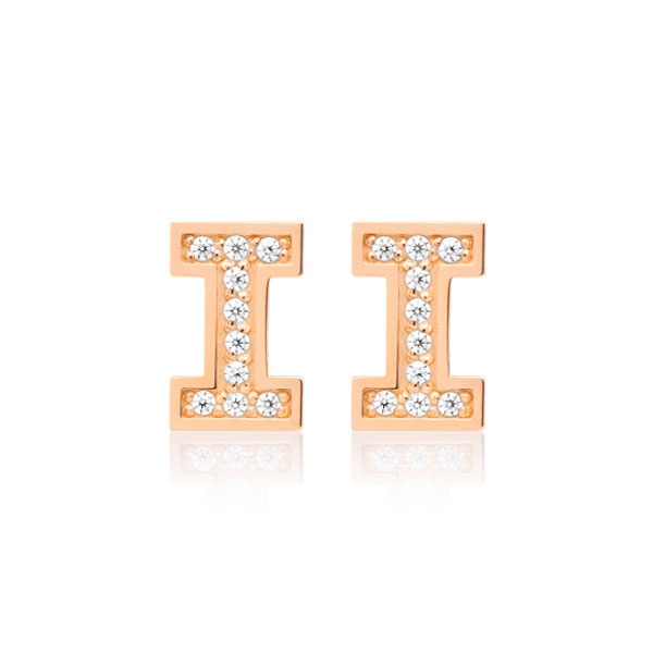 톨로스 스틸로스 다이아 이어링 (18K 로즈 골드 - 다이아몬드 20개),이탈리아 명품주얼리 브랜드인 포이베 포이베주얼리 phoibe 에서 판매하는 목걸이,반지,귀걸이,팔찌 주얼리 상품
